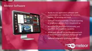 Meteor User Interface Building an Inkjet Display Panel Printer with High Precision | PDF
