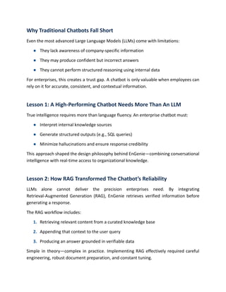 Building An Intelligent Chatbot: Key Insights From EnFuse’s AI Journey ...