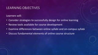 Building An Online Course Fundamentals Ppt Building An Online Course Fundamentals Ppt