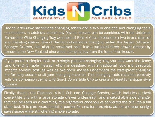 detachable changing table