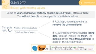 Building a performing Machine Learning model from A to Z | PPT