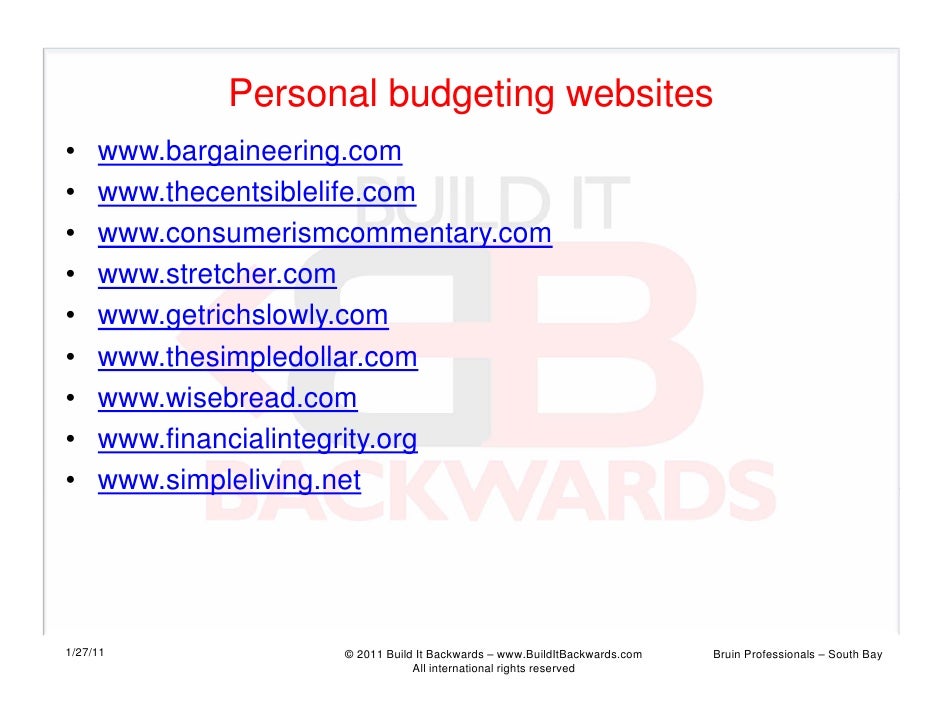 building a personal or corporate budget model that works v2