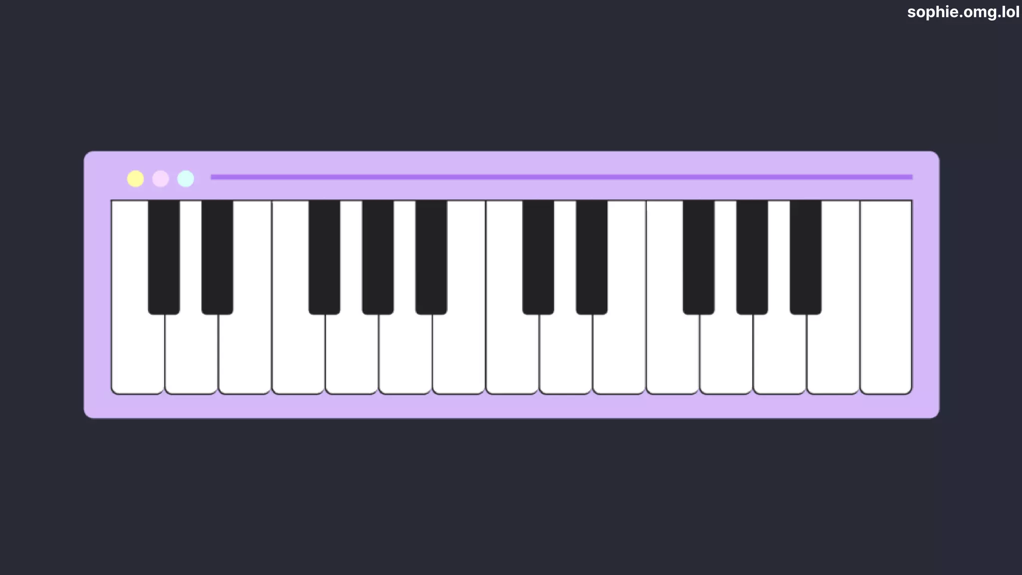 sophie.omg.lol
 