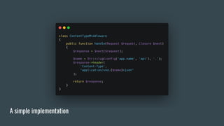 A simple implementation
 