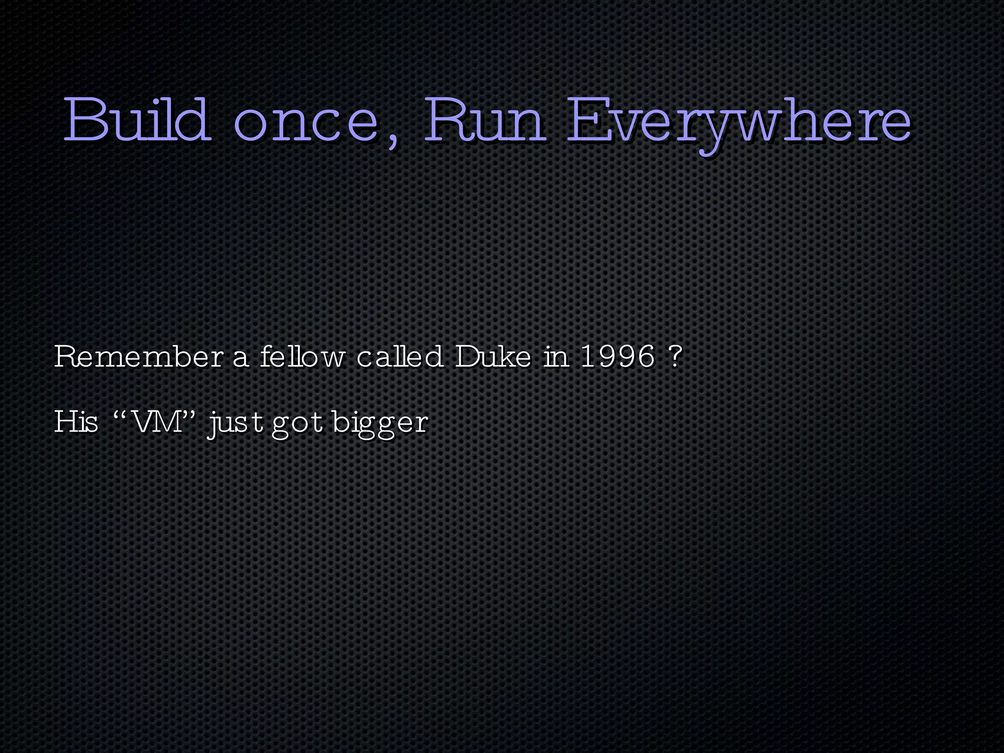 Surviving the 10 th  floor test 