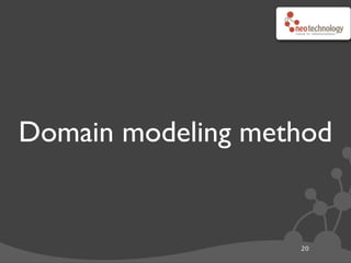 Domain modeling method
20
 