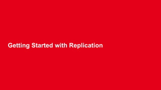 Getting Started with Replication 
 