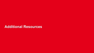 Additional Resources 
 