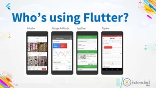 Who’s using Flutter?
 