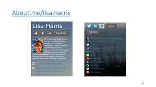 About.me/lisa.harris
10
 