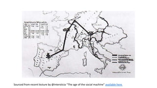 Sourced from recent lecture by @Intersticia “The age of the social machine” available here
 