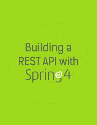 Building a
REST API with
 