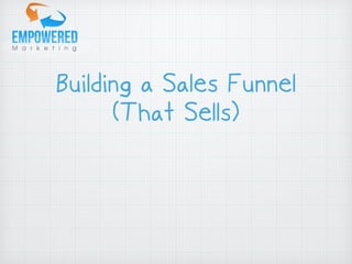 Building a Sales Funnel
(That Sells)
 