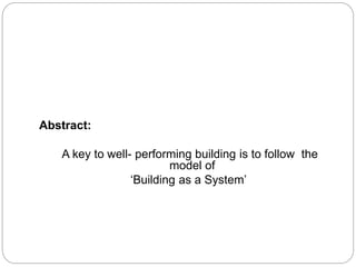 Building as a system | PPTX