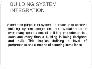 Building as a system | PPTX