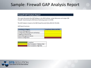 Sample: Firewall GAP Analysis Report
 