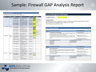 Sample: Firewall GAP Analysis Report
 