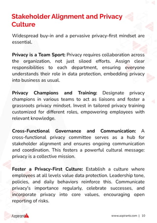 Building a Scalable Privacy Strategy: Aligning with Business and ...
