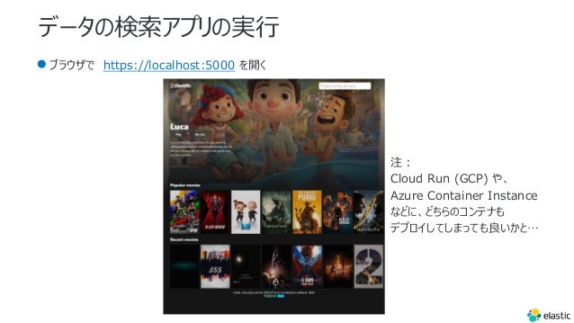 ǩ`ΗץΌg?
֥饦 https://localhost:5000 _
ע?
Cloud Run (GCP) 䡢
Azure Container Instance
ʤɤˡɤΥƥʤ
ǥץƤޤäƤȡ
 