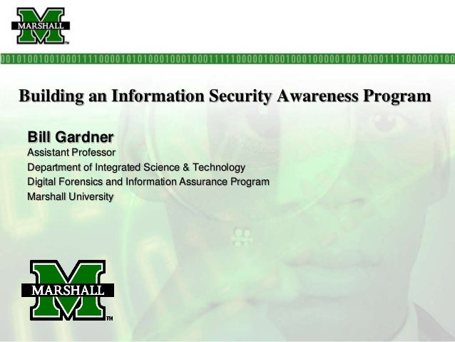 Building An Information Security Awareness Program