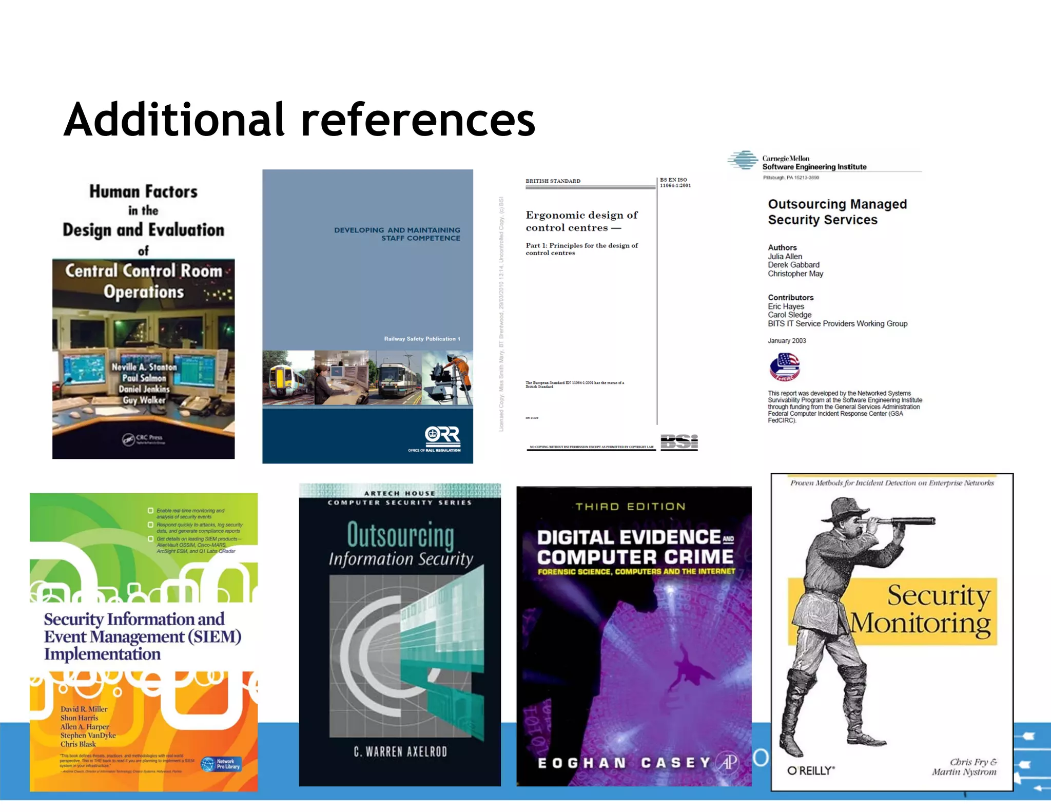 Additional references
38
 