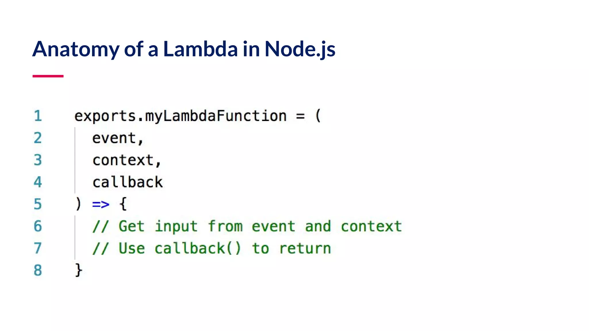 Anatomy of a Lambda in Node.js 