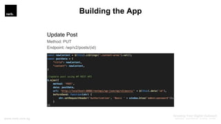 WP REST API - Building a simple Web Application
