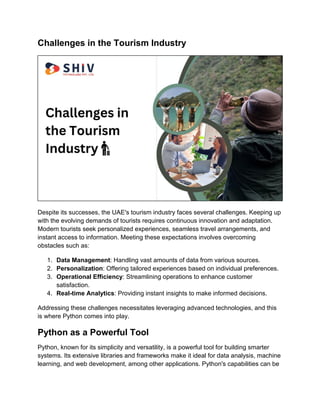 Building an Intelligent Tourism Framework in UAE with Python | PDF ...