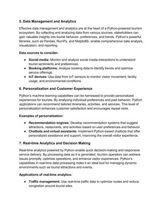 Building an Intelligent Tourism Framework in UAE with Python | PDF ...