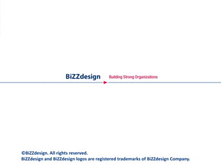 ©BiZZdesign. All rights reserved.
BiZZdesign and BiZZdesign logos are registered trademarks of BiZZdesign Company.
 