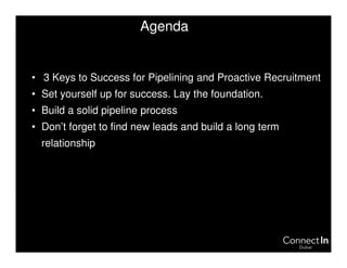 Building a Strong Talent Pipeline | ConnectIn Dubai | PDF