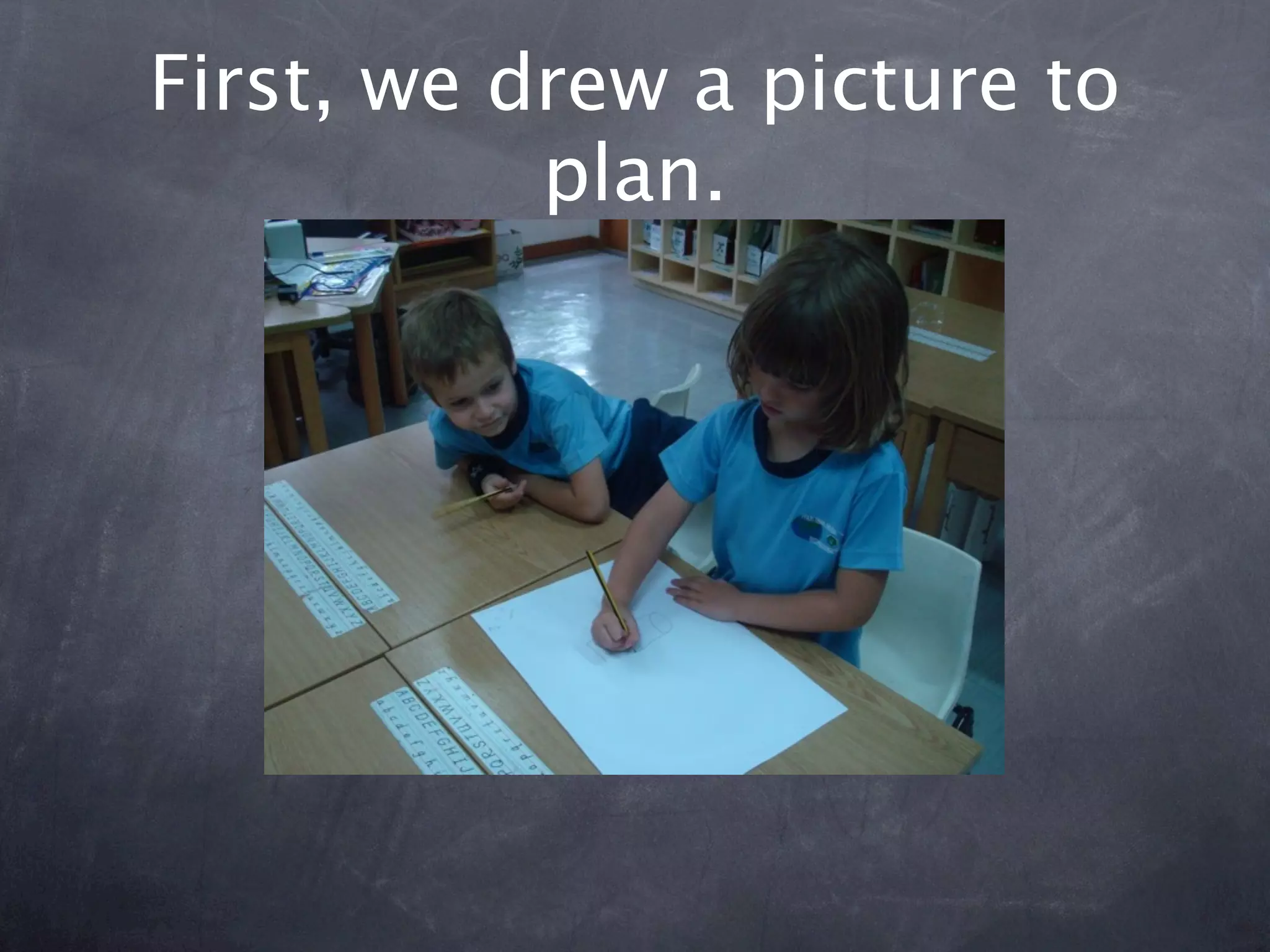 Building a structure with newspaper | KEY
