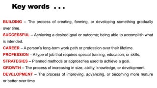Building a Successful Career: Strategies for Growth and Development | PDF