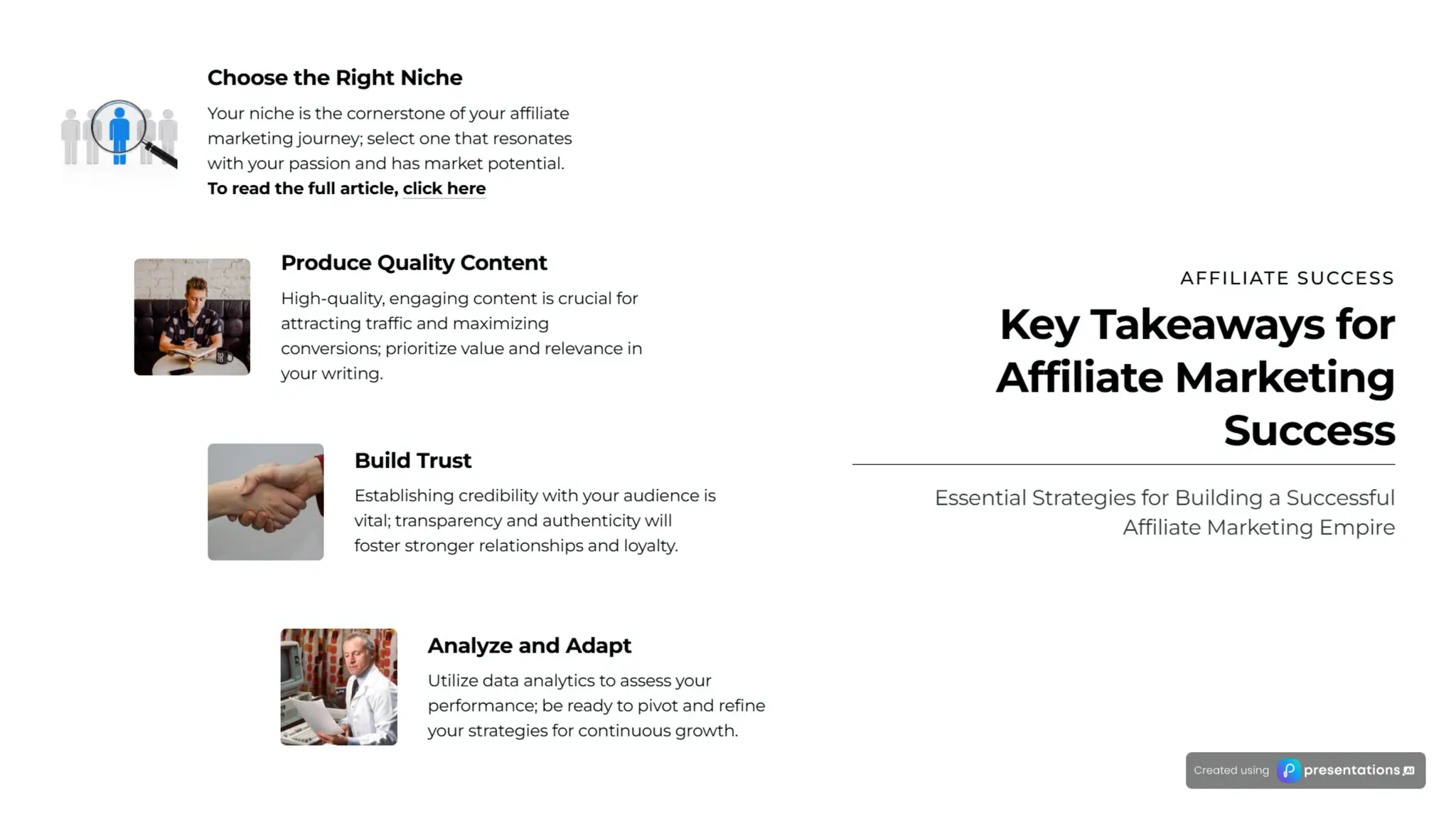 Building a Successful Affiliate Marketing Empire From Zero to Hero.