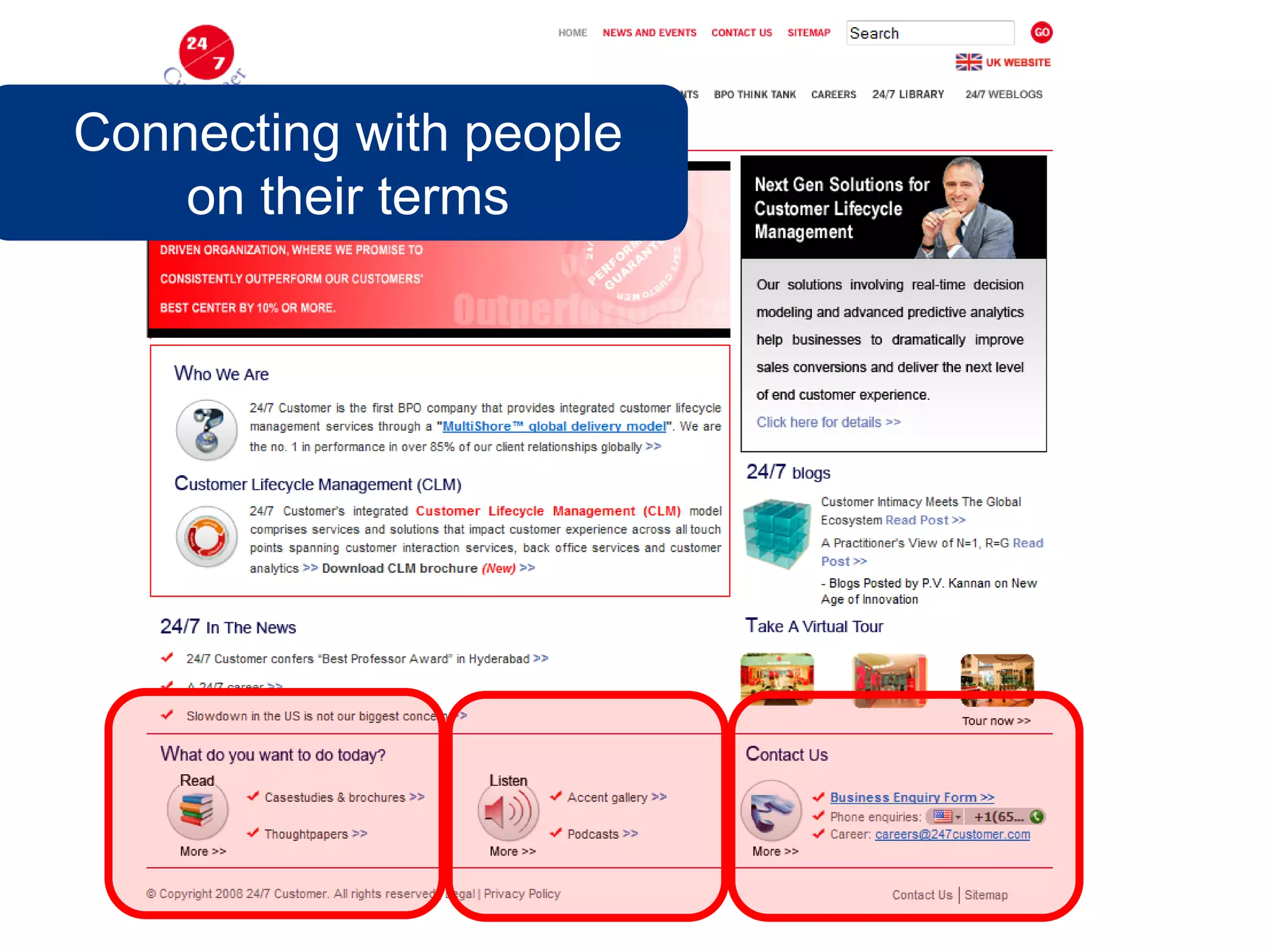 48
Connecting with people
on their terms
 