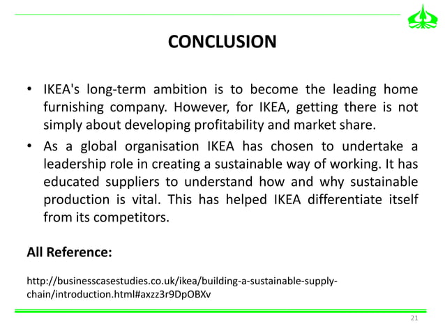 ikea sustainability case study ppt