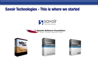 Savoir Technologies - This is where we started
 