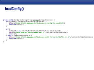 loadConﬁg()
 