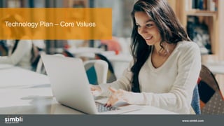 www.simbli.com
Technology Plan – Core Values
 