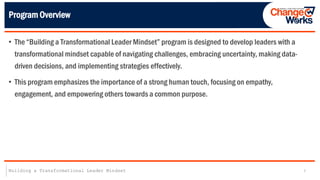 Building a Transformational Leader Mindset Program (Change Works ...
