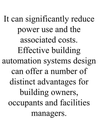 Building Automation System Toronto | PPTX