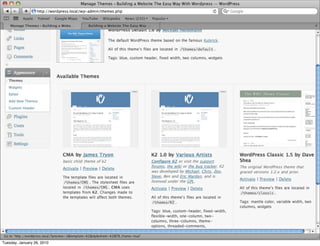 Tuesday, January 26, 2010
 