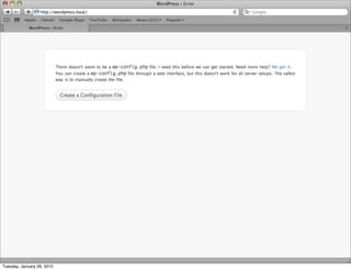 Tuesday, January 26, 2010
 