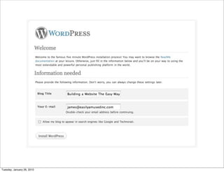 Tuesday, January 26, 2010
 