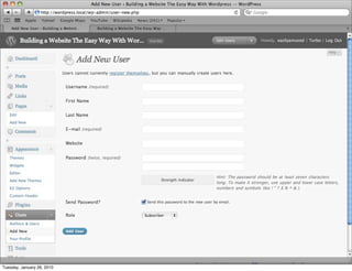 Tuesday, January 26, 2010
 