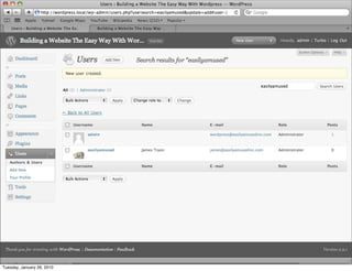 Tuesday, January 26, 2010
 