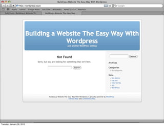 Tuesday, January 26, 2010
 