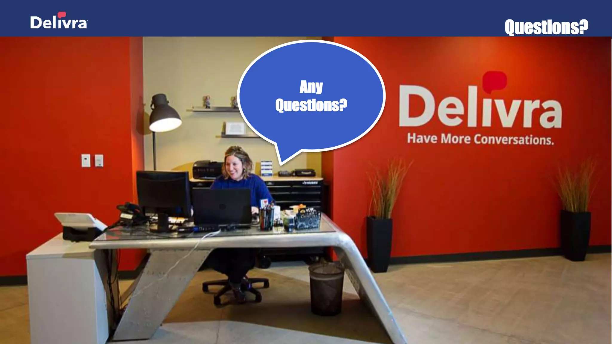 Questions?
Any
Questions?
 