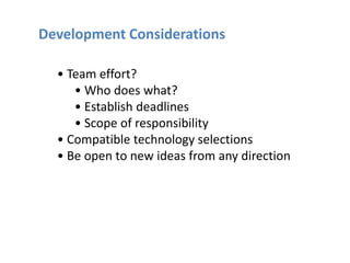 Analysis – Needs Assessment Identify audience