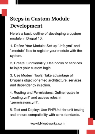 Why Drupal 10 Module Development Is Key to Scalable Websites | PDF